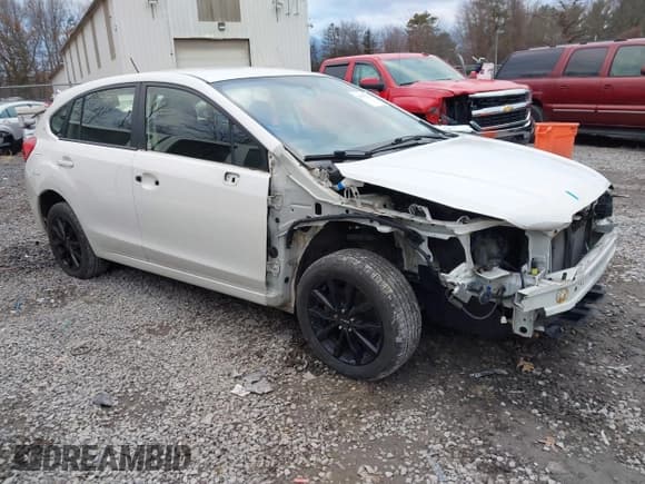 ✅ 2015 Subaru Impreza Premium • VIN: JF1GPAC67F8201586 • Lot: 43672373. Listed on IAAI with 89,451 mi. Free auction sales archive from the USA and detailed vehicle history report at DreamBid. Image 1.