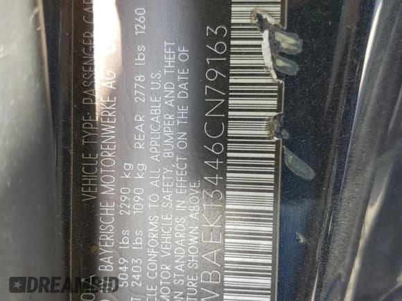 ✅ 2006 BMW 6 Series 650Ci • VIN: WBAEK13446CN79163 • Lot: 61872915. Wystawiony na Copart z przebiegiem 73 363 mil. Bezpłatny archiwum sprzedaży aukcyjnych z USA i szczegółowy raport historii pojazdu na DreamBid. Zdjęcie 12.