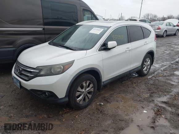 ✅ 2014 Honda CR-V EX-L • VIN: 5J6RM3H77EL045290 • Lot: 43729491. Listed on IAAI with 134,009 mi. Free auction sales archive from the USA and detailed vehicle history report at DreamBid. Image 2.