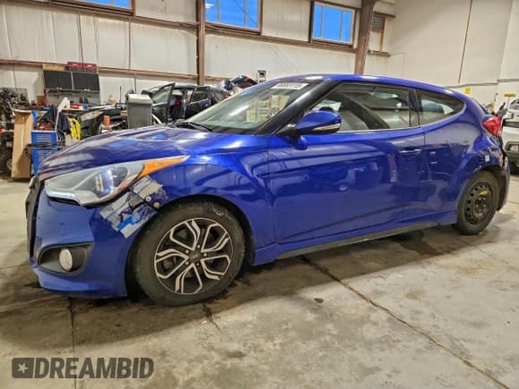 ✅ 2013 Hyundai Veloster Turbo • VIN: KMHTC6AE0DU134292 • Lot: 96669115. Listed on Copart with 166,449 mi. Free auction sales archive from the USA and detailed vehicle history report at DreamBid. Image 1.