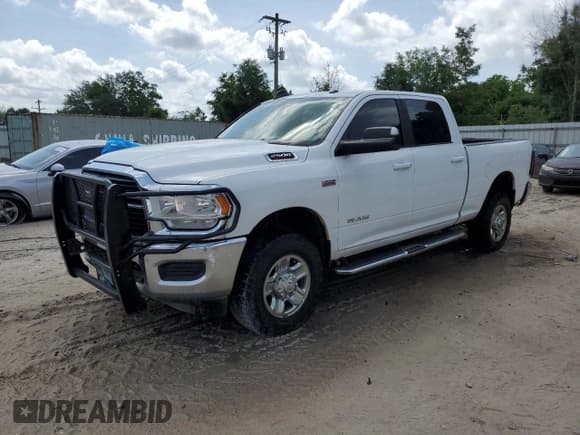 ✅ 2021 Ram 2500 Big Horn • VIN: 3C6UR5DJ8MG554578 • Lot: 55287325. Listed on Copart with 109,879 mi. Free auction sales archive from the USA and detailed vehicle history report at DreamBid. Image 1.