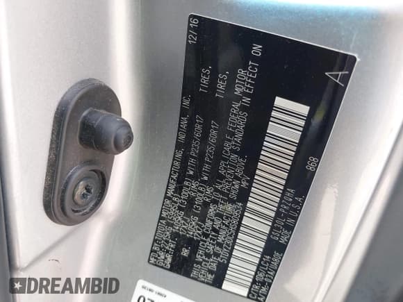 ✅ 2017 Toyota Sienna XLE Auto Access Seat • VIN: 5TDYZ3DC5HS809534 • Lot: 41931204. Listed on IAAI with 132,288 mi. Free auction sales archive from the USA and detailed vehicle history report at DreamBid. Image 9.