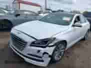 2015 Hyundai Genesis 3.8L with VIN KMHGN4JEXFU032985, listed as a IAAI auction lot 43285750 with 101,010 mi miles and . Bid and sale history available at DreamBid. Image 2.