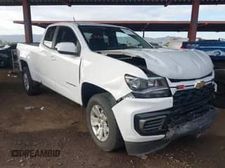 ✅ 2021 Chevrolet Colorado 2WD LT • VIN: 1GCHSCEA3M1223925 • Лот: 43084477. Опубликован ранее на IAAI с пробегом 60 713 миль. Бесплатный доступ к архиву аукционных продаж из США и подробный отчёт об истории автомобиля на DreamBid. Изображение 1.