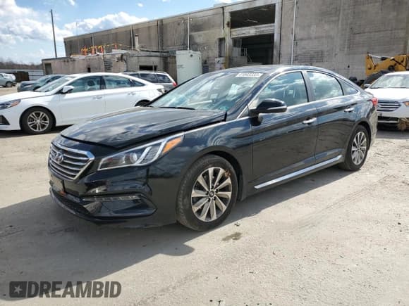 ✅ 2017 Hyundai Sonata Sport • VIN: 5NPE34AF5HH579637 • Lot: 41843333. Listed on Copart with 133,483 mi. Free auction sales archive from the USA and detailed vehicle history report at DreamBid. Image 1.