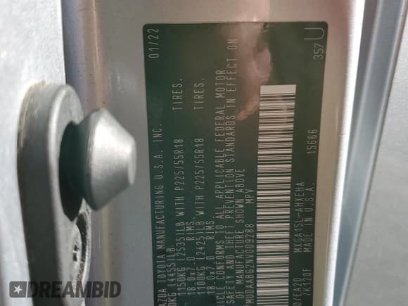 ✅ 2022 Toyota Corolla Cross XLE • VIN: 7MUDAABG2NV009288 • Lot: 82451245. Wystawiony na Copart z przebiegiem Nie podano. Bezpłatny archiwum sprzedaży aukcyjnych z USA i szczegółowy raport historii pojazdu na DreamBid. Zdjęcie 12.