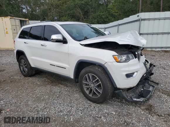 2017 Jeep Grand Cherokee Limited with VIN 1C4RJFBG4HC862858, listed as a Copart auction lot 82349945 with 83,721 mi miles and Salvage title. Bid and sale history available at DreamBid. Image 4.