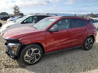 ✅ 2025 Hyundai Kona N Line S • VIN: KM8HB3A35SU188500 • Lot: 71059125. Listed on Copart with 1,964 mi. Free auction sales archive from the USA and detailed vehicle history report at DreamBid. Image 1.