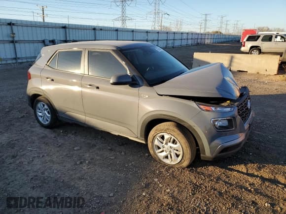 ✅ 2022 Hyundai Venue SE • VIN: KMHRB8A35NU160119 • Lot: 78545684. Listed on Copart with 24,646 mi. Free auction sales archive from the USA and detailed vehicle history report at DreamBid. Image 4.