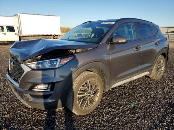 2021 Hyundai Tucson Limited with VIN KM8J3CAL9MU380911, listed as a Copart auction lot 90086965 with 97,931 mi miles and Salvage title. Bid and sale history available at DreamBid. Image 1.