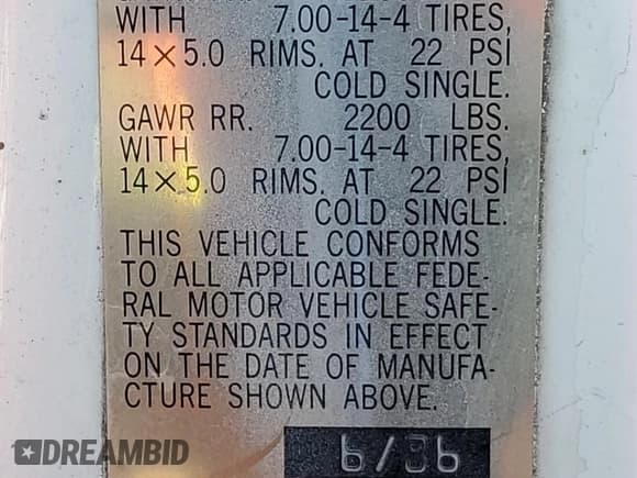 ✅ 1986 Nissan Hardbody E • VIN: JN6ND11S7GW044243 • Lot: 85305035. Listed on Copart with 94,865 mi. Free auction sales archive from the USA and detailed vehicle history report at DreamBid. Image 13.