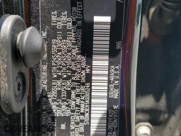 ✅ 2010 Toyota Highlander Sport • VIN: 5TDXK3EH1AS005246 • Lot: 63692455. Wystawiony na Copart z przebiegiem 184 010 mil. Bezpłatny archiwum sprzedaży aukcyjnych z USA i szczegółowy raport historii pojazdu na DreamBid. Zdjęcie 13.