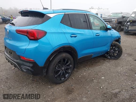 ✅ 2025 Buick Encore GX Sport Touring • VIN: KL4AMESL5SB071368 • Lot: 43729200. Listed on IAAI with 10,985 mi. Free auction sales archive from the USA and detailed vehicle history report at DreamBid. Image 4.