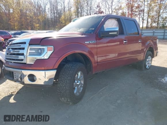 ✅ 2014 Ford F-150 XLT • VIN: 1FTFW1ET0EKF17893 • Lot: 43671273. Listed on IAAI with 99,463 mi. Free auction sales archive from the USA and detailed vehicle history report at DreamBid. Image 2.
