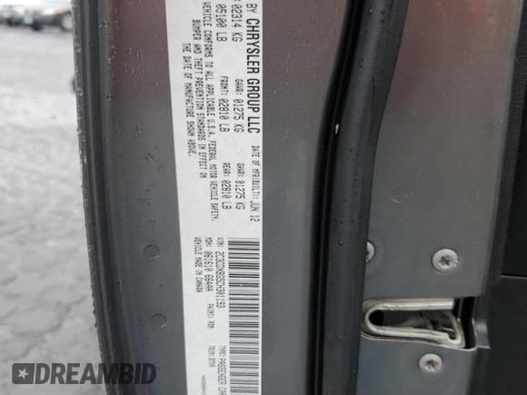 ✅ 2012 Dodge Charger SE • VIN: 2C3CDXBG5CH301193 • Лот: 82717105. Опубликован ранее на Copart с пробегом 180 671 миль. Бесплатный доступ к архиву аукционных продаж из США и подробный отчёт об истории автомобиля на DreamBid. Изображение 12.