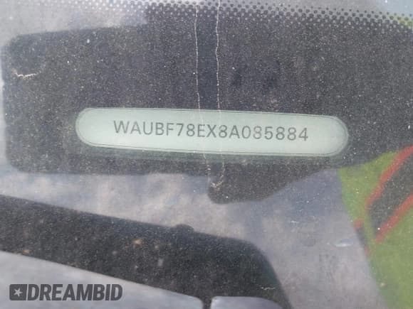 ✅ 2008 Audi A4 2.0T • VIN: WAUBF78EX8A085884 • Lot: 42085422. Wystawiony na IAAI z przebiegiem Nie podano. Bezpłatny archiwum sprzedaży aukcyjnych z USA i szczegółowy raport historii pojazdu na DreamBid. Zdjęcie 9.