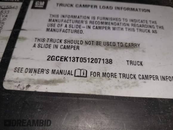 2002 Chevrolet Silverado 1500 with VIN 1GCEC14V62Z128248, listed as a IAAI auction lot 43125043 with 200,798 mi miles and . Bid and sale history available at DreamBid. Image 9.