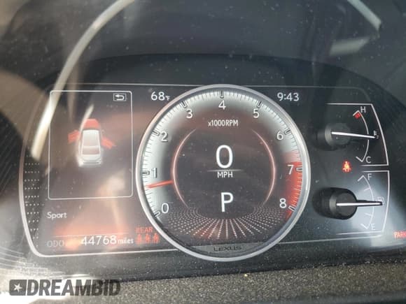 ✅ 2020 Lexus ES 350 Ultra Luxury • VIN: 58ACZ1B16LU075169 • Lot: 55068435. Listed on Copart with 44,768 mi. Free auction sales archive from the USA and detailed vehicle history report at DreamBid. Image 9.