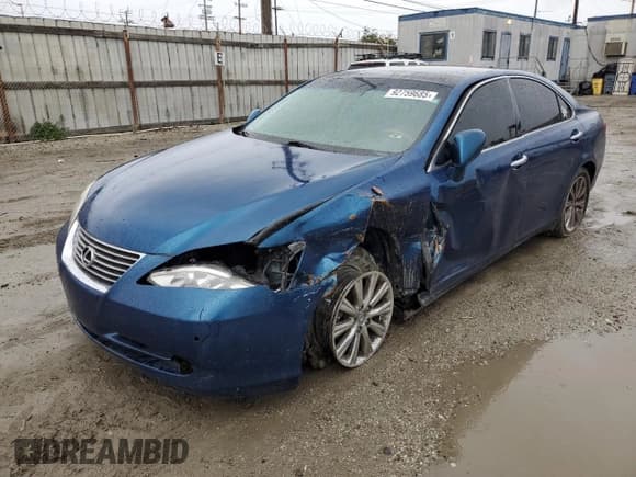 ✅ 2007 Lexus ES 330 • VIN: JTHBJ46GX72039161 • Lot: 92759685. Listed on Copart with 182,976 mi. Free auction sales archive from the USA and detailed vehicle history report at DreamBid. Image 1.