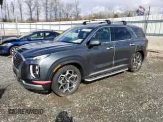 2022 Hyundai Palisade Calligraphy с VIN KM8R7DHEXNU407264, выставлен на аукционе Copart как лот 44373914 с пробегом 21 273 миль миль и Списание • Salvage title. История ставок и продаж доступна на DreamBid. Изображение 1.