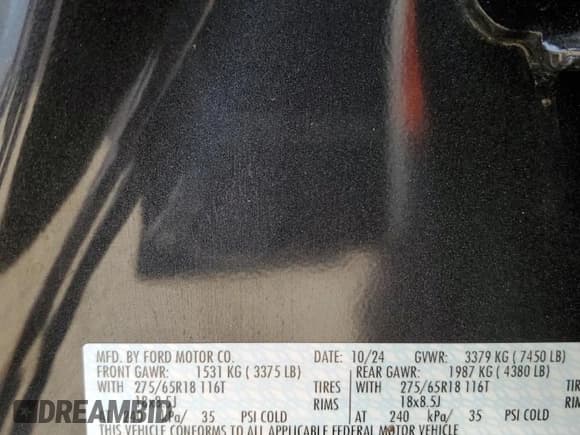 ✅ 2024 Ford Expedition XLT • VIN: 1FMJU1J81REB05824 • Лот: 67635005. Опубликован ранее на Copart с пробегом 160 354 миль. Бесплатный доступ к архиву аукционных продаж из США и подробный отчёт об истории автомобиля на DreamBid. Изображение 13.