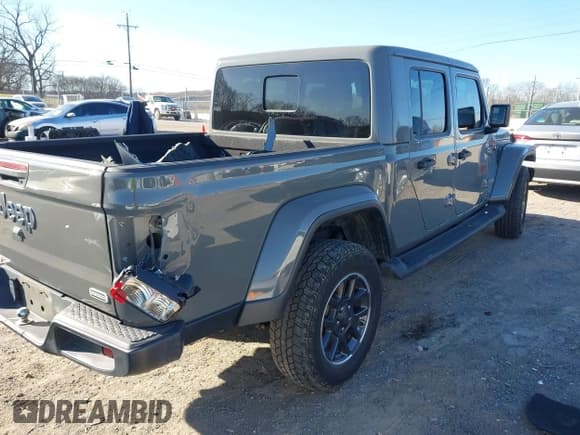 ✅ 2021 Jeep Gladiator Overland • VIN: 1C6HJTFG0ML507773 • Lot: 41617970. Wystawiony na IAAI z przebiegiem 95 816 mil. Bezpłatny archiwum sprzedaży aukcyjnych z USA i szczegółowy raport historii pojazdu na DreamBid. Zdjęcie 4.