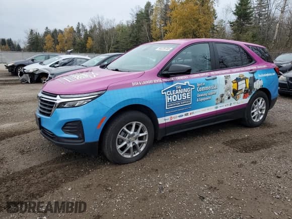 ✅ 2023 Chevrolet Equinox LS • VIN: 3GNAXHEG6PL179976 • Lot: 90226705. Listed on Copart with 90,130 mi. Free auction sales archive from the USA and detailed vehicle history report at DreamBid. Image 1.