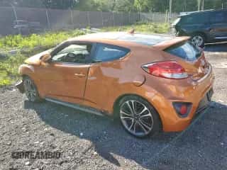 2016 Hyundai Veloster Turbo with VIN KMHTC6AE5GU285360, listed as a Copart auction lot 70428515 with Not provided miles and Salvage title. Bid and sale history available at DreamBid. Image 2.