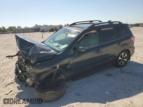 2017 Subaru Forester Limited with VIN JF2SJARC7HH419714, listed as a Copart auction lot 86193765 with 137,110 mi miles and Salvage title. Bid and sale history available at DreamBid. Image 1.