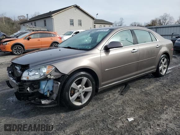 ✅ 2012 Chevrolet Malibu 1LT • VIN: 1G1ZC5E0XCF140216 • Lot: 80121614. Listed on Copart with 91,596 mi. Free auction sales archive from the USA and detailed vehicle history report at DreamBid. Image 1.