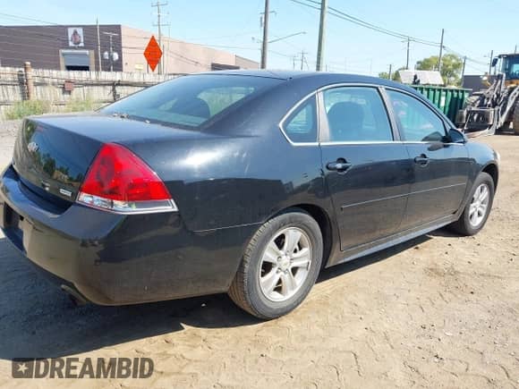 2014 Chevrolet Impala LS with VIN 2G1WA5E3XE1119783, listed as a IAAI auction lot 43194748 with 108,390 mi miles and . Bid and sale history available at DreamBid. Image 4.