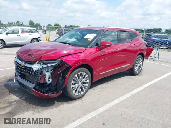 2019 Chevrolet Blazer Premier with VIN 3GNKBFRS0KS694315, listed as a IAAI auction lot 42528210 with 41,126 mi miles and . Bid and sale history available at DreamBid. Image 2.