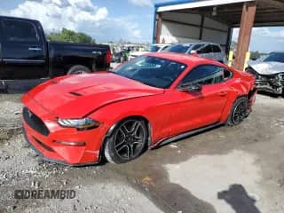 2023 Ford Mustang EcoBoost with VIN 1FA6P8TH1P5110175, listed as a Copart auction lot 85300315 with 41,781 mi miles and Non repairable. Bid and sale history available at DreamBid. Image 1.