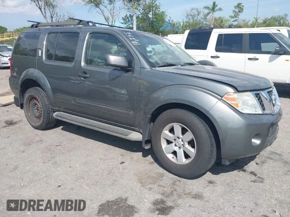 ✅ 2009 Nissan Pathfinder SE • VIN: 5N1AR18B49C612442 • Lot: 41792183. Listed on IAAI with 225,049 mi. Free auction sales archive from the USA and detailed vehicle history report at DreamBid. Image 1.