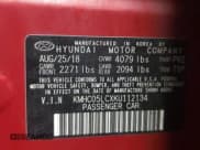 ✅ 2019 Hyundai Ioniq Limited • VIN: KMHC05LCXKU112134 • Lot: 44571435. Wystawiony na Copart z przebiegiem 89 210 mil. Bezpłatny archiwum sprzedaży aukcyjnych z USA i szczegółowy raport historii pojazdu na DreamBid. Zdjęcie 13.