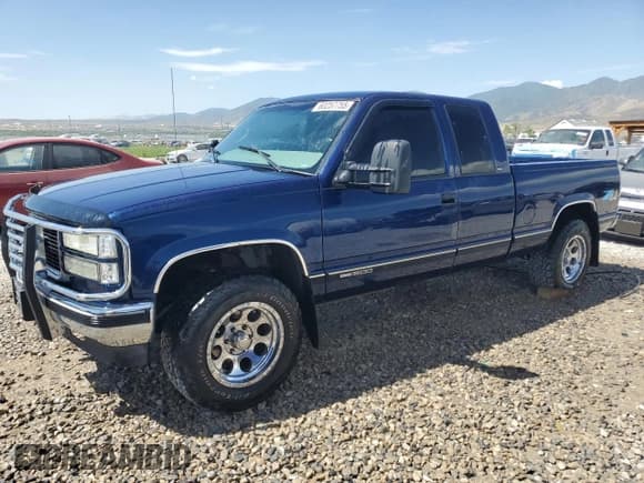 ✅ 1998 GMC Sierra 1500 • VIN: 1GTEK19R3WR515392 • Лот: 60257755. Опубликован ранее на Copart с пробегом 158 756 миль. Бесплатный доступ к архиву аукционных продаж из США и подробный отчёт об истории автомобиля на DreamBid. Изображение 1.