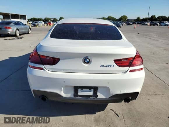 ✅ 2016 BMW 6 Series 640i • VIN: WBA6D0C5XGG432311 • Lot: 68064984. Listed on Copart with 32,011 mi. Free auction sales archive from the USA and detailed vehicle history report at DreamBid. Image 6.