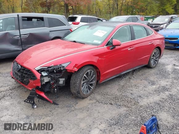 ✅ 2020 Hyundai Sonata Limited • VIN: 5NPEH4J27LH004849 • Лот: 43437994. Опубликован ранее на IAAI с пробегом 69 429 миль. Бесплатный доступ к архиву аукционных продаж из США и подробный отчёт об истории автомобиля на DreamBid. Изображение 2.