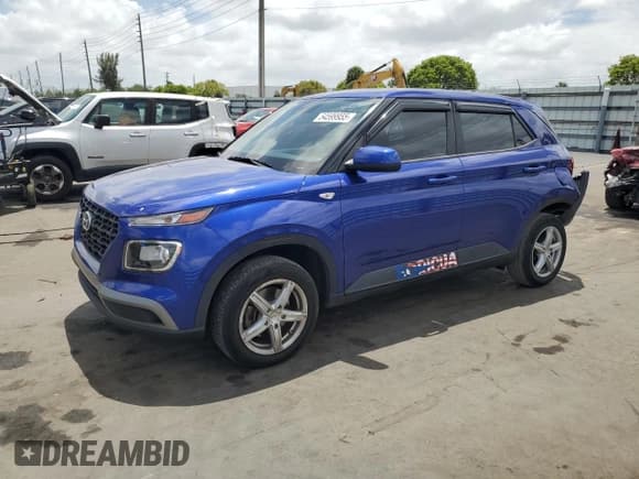 ✅ 2020 Hyundai Venue SE • VIN: KMHRB8A30LU018208 • Lot: 54599955. Listed on Copart with 50,704 mi. Free auction sales archive from the USA and detailed vehicle history report at DreamBid. Image 1.