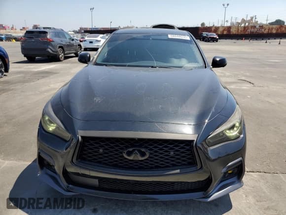 ✅ 2019 Infiniti Q50 Red Sport 400 • VIN: JN1FV7AP3KM761040 • Lot: 68048655. Listed on Copart with 57,907 mi. Free auction sales archive from the USA and detailed vehicle history report at DreamBid. Image 5.