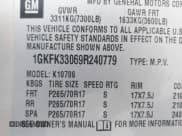 ✅ 2009 GMC Yukon SLT 4SB • VIN: 1GKFK33069R240779 • Lot: 41639862. Listed on IAAI with 182,709 mi. Free auction sales archive from the USA and detailed vehicle history report at DreamBid. Image 9.