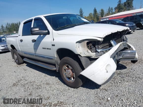 ✅ 2006 Dodge 1500 SLT • VIN: 3D7KS19D36G239244 • Lot: 43289412. Wystawiony na IAAI z przebiegiem 168 699 mil. Bezpłatny archiwum sprzedaży aukcyjnych z USA i szczegółowy raport historii pojazdu na DreamBid. Zdjęcie 1.