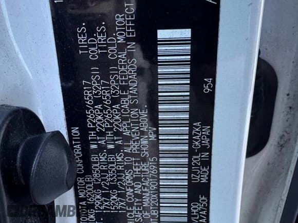 ✅ 2009 Lexus GX 470 • VIN: JTJBT20X190176915 • Lot: 87086935. Wystawiony na Copart z przebiegiem 184 820 mil. Bezpłatny archiwum sprzedaży aukcyjnych z USA i szczegółowy raport historii pojazdu na DreamBid. Zdjęcie 12.