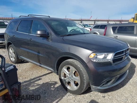 ✅ 2014 Dodge Durango Limited • VIN: 1C4RDHDG7EC592164 • Лот: 43592953. Опубликован ранее на IAAI с пробегом 179 082 миль. Бесплатный доступ к архиву аукционных продаж из США и подробный отчёт об истории автомобиля на DreamBid. Изображение 1.