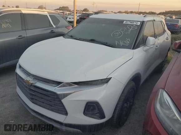 ✅ 2021 Chevrolet Blazer LT • VIN: 3GNKBDRS3MS510251 • Лот: 44443125. Опубликован ранее на Copart с пробегом Не указан. Бесплатный доступ к архиву аукционных продаж из США и подробный отчёт об истории автомобиля на DreamBid. Изображение 1.