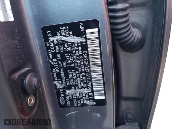 2015 Hyundai Tucson GLS z VIN KM8JTCAFXFU953893, wystawiony jako Copart lot #41863803 z przebiegiem Nie podano mil oraz . Historia ofert i sprzedaży dostępna na DreamBid. Obrazek 12.