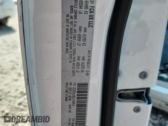 ✅ 2020 Dodge Charger SRT Hellcat • VIN: 2C3CDXL99LH140914 • Lot: 69274175. Listed on Copart with Not provided. Free auction sales archive from the USA and detailed vehicle history report at DreamBid. Image 12.