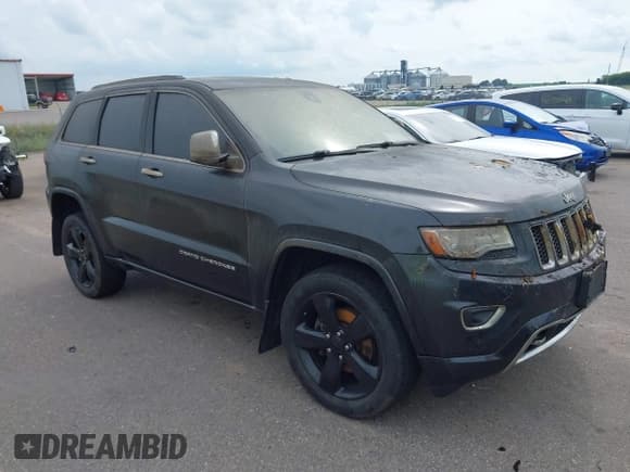✅ 2014 Jeep Grand Cherokee Overland • VIN: 1C4RJFCG2EC247574 • Lot: 42727650. Listed on IAAI with 141,157 mi. Free auction sales archive from the USA and detailed vehicle history report at DreamBid. Image 1.