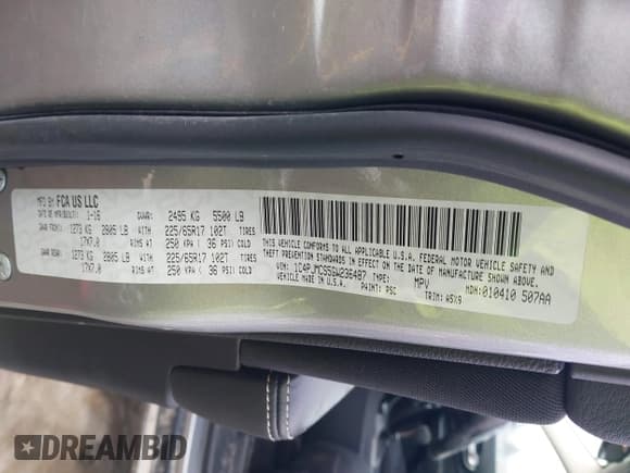 ✅ 2016 Jeep Cherokee Latitude • VIN: 1C4PJMCS5GW236487 • Лот: 41618915. Опубликован ранее на IAAI с пробегом 77 497 миль. Бесплатный доступ к архиву аукционных продаж из США и подробный отчёт об истории автомобиля на DreamBid. Изображение 9.