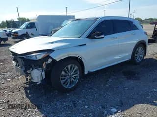 ✅ 2023 Infiniti QX50 Luxe • VIN: 3PCAJ5BA6PF115234 • Лот: 43142487. Опубликован ранее на IAAI с пробегом 10 308 миль. Бесплатный доступ к архиву аукционных продаж из США и подробный отчёт об истории автомобиля на DreamBid. Изображение 2.